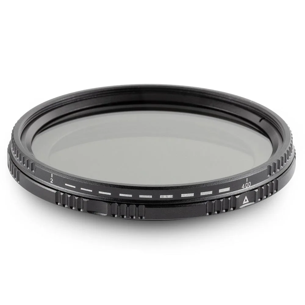 58mm variable ND filter with rotating front ring and multi-coated glass