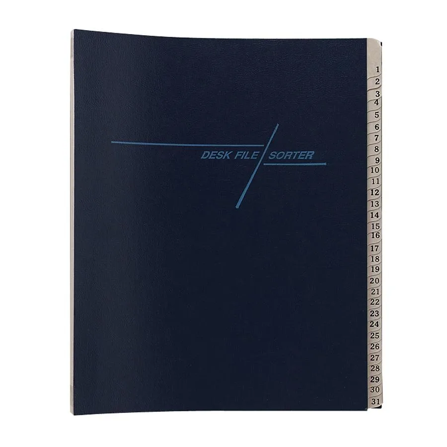 Smead Smead 89235 Deluxe Expandable File 1-31 Jan-Dec 43 Dividers Letter Size Navy Blue — product photo