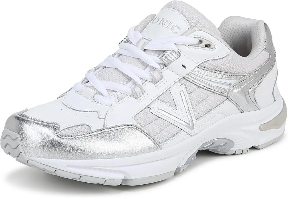Vionic Group LLC Vionic 23Walk 2.0 Sneaker White Silver Leather Size 10 — product photo