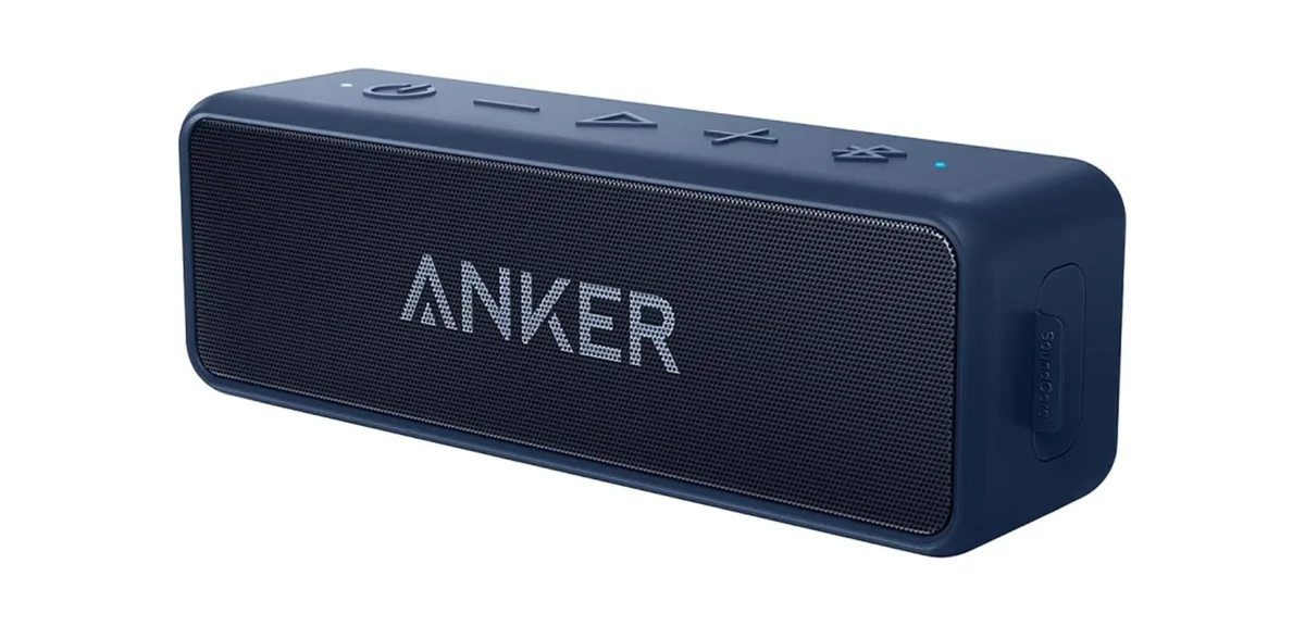 Anker soundcore 2 Portable Speaker Navy Blue 12W IPX7 24h Bluetooth 5.0 — product photo