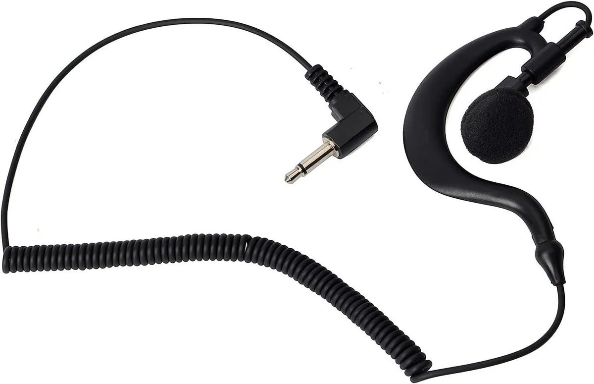 usbroway usbroway TC-617 G-Shape Soft Ear Hook Listen-Only Earpiece 3.5 mm — product photo