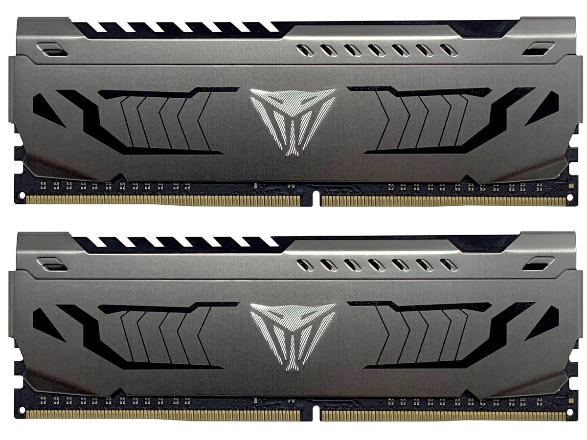 Patriot Memory Patriot Memory Viper Steel PVS432G360C8K 32GB (2 x 16GB) DDR4 3600 CL18 desktop RAM — product photo