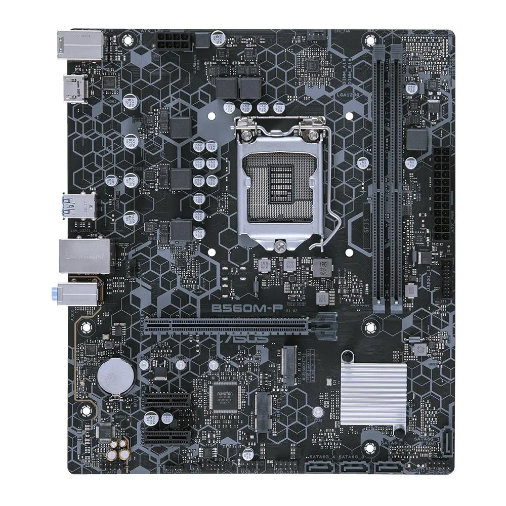 ASUS ASUS B560M-P Intel B560 motherboard LGA 1200 DDR4 64GB Micro ATX — product photo