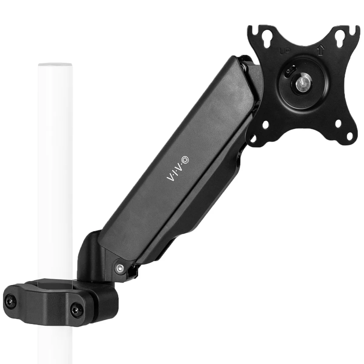 VIVO VIVO Pole Mount Pneumatic Monitor Arm 17–32" 4.4–17.6 lbs — product photo