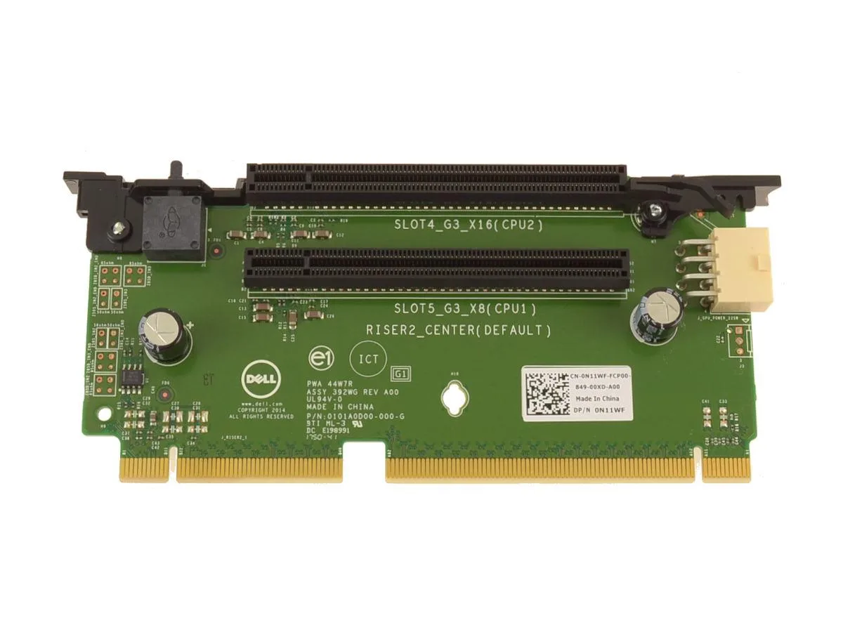 DELL DELL PowerEdge R730 PCI-E Slot 2 Riser Board N11WF — product photo