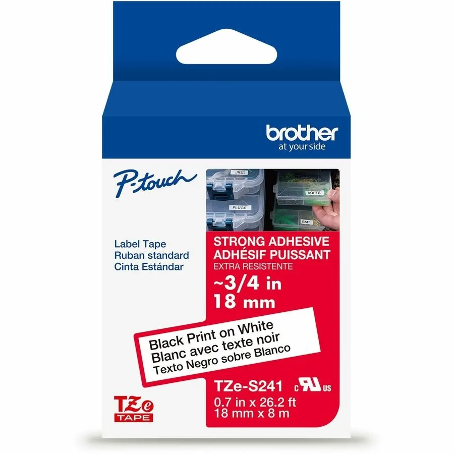 Brother Brother TZeS241 Strong Adhesive Label Tape 18mm x 8m — product photo