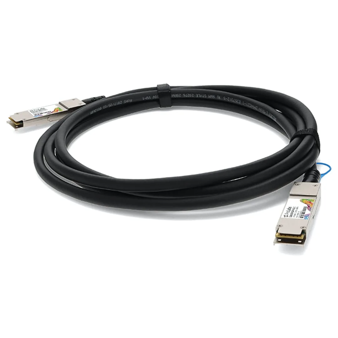 RUCKUS WIRELESS RUCKUS WIRELESS E100G-QSFP-QSFP-P-01 100GBase direct attach cable QSFP28 3.3 ft passive — product photo