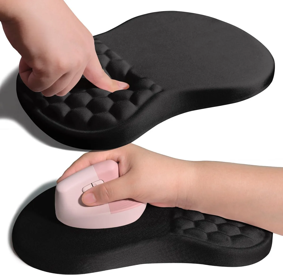 Emerson Emerson Ergonomic Wrist Rest Mouse Pad Black 11.8x7.9 in — product photo