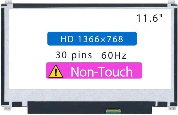 NUOLAISUN NUOLAISUN LCD Screen for ASUS Chromebook CR1100 1366x768 30 pin Non-Touch — product photo