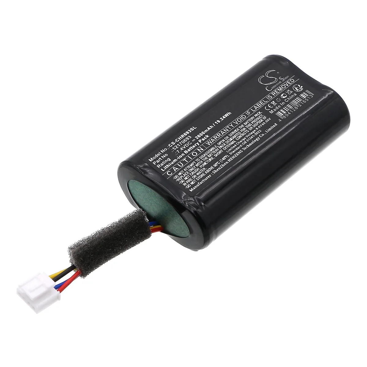 FYIOGXG Replacement Battery 2600mAh 7.4V 19.24Wh for Corvette Stingray Traverse — product photo