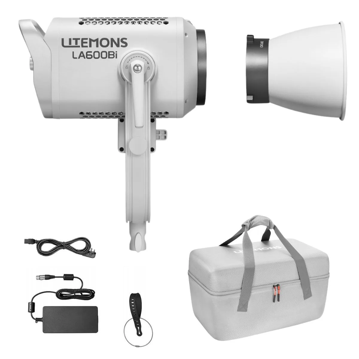 Godox Photo Equipment Co. Ltd Godox Litemons LA600BI Bi-color LED Video Light Kit (White) — product photo