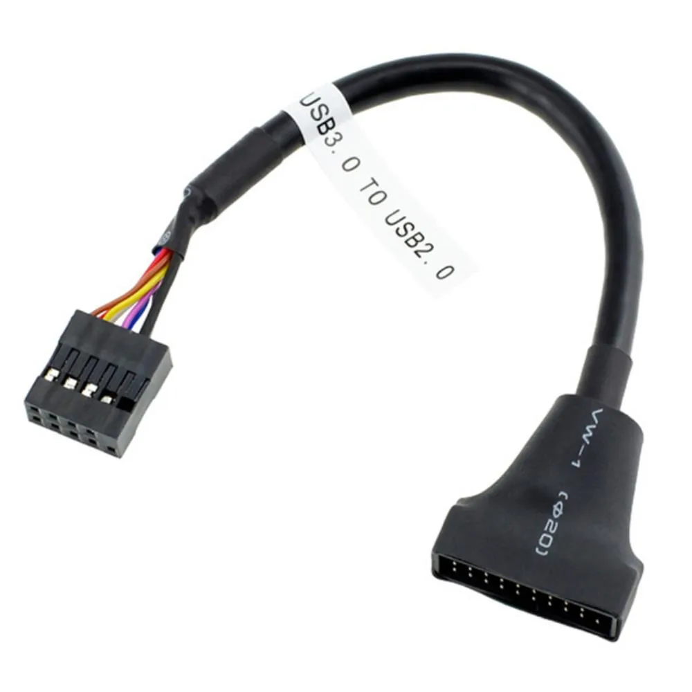 Revitol Revitol USB 3.0 20Pin Male to USB 2.0 9Pin Female Cable 15cm — product photo