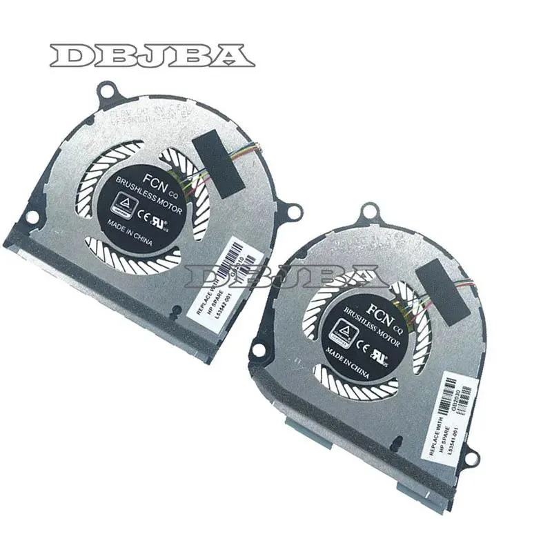 DBTLAP DBTLAP CPU GPU Cooling Fan HP ENVY X360 15-DS 15-DR L53542-001 L53541-001 — product photo