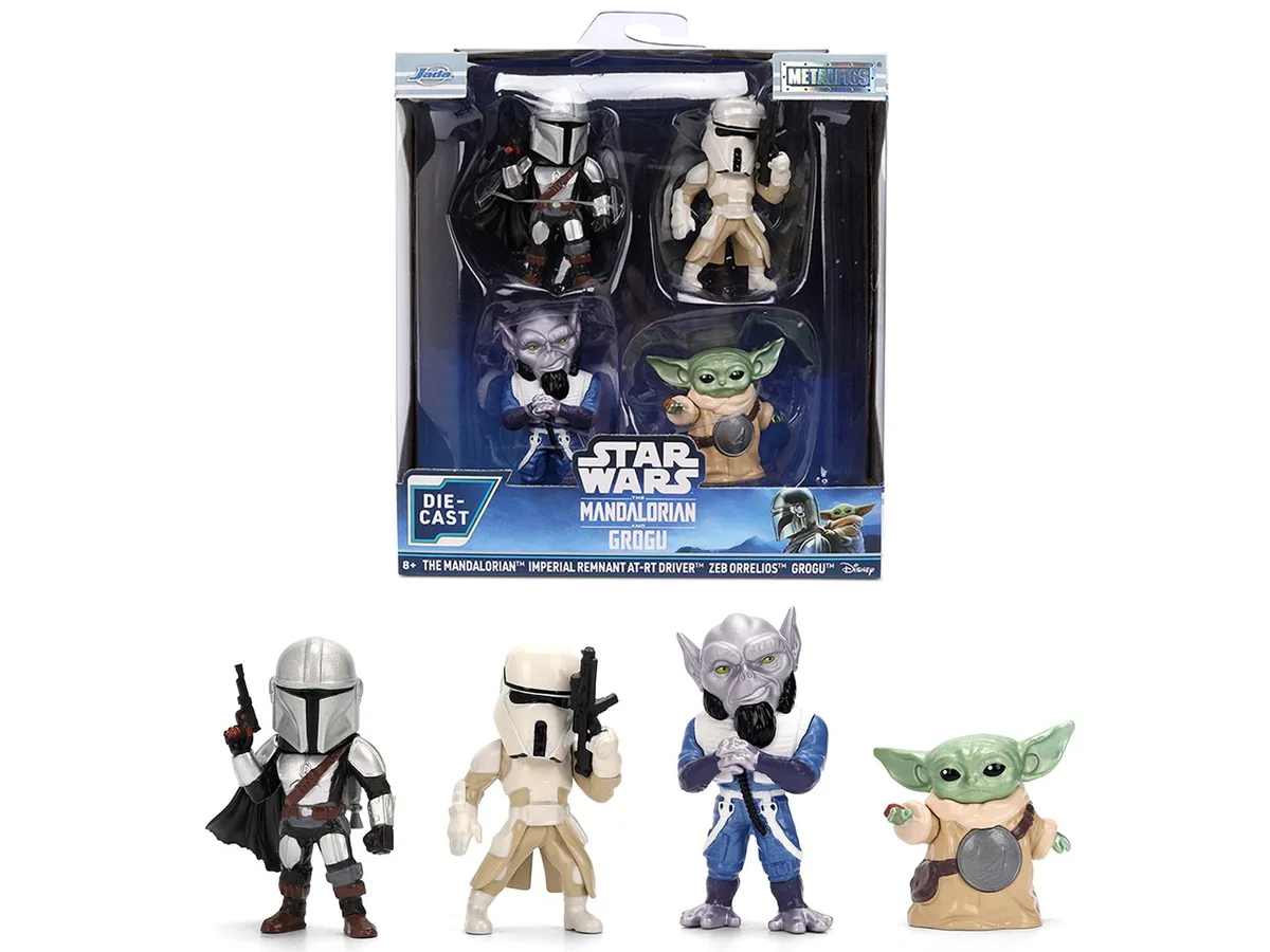 Jada Jada Star Wars Mandalorian &amp; Grogu Metalfigs 4-Figure Set 2026 — product photo
