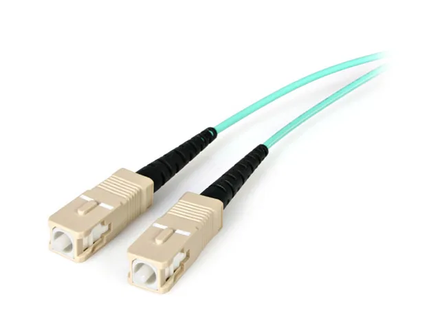 STARTECH STARTECH A50FBLCSC1 3.28 ft 50/125 OM3 LC SC duplex fibre optic cable — product photo