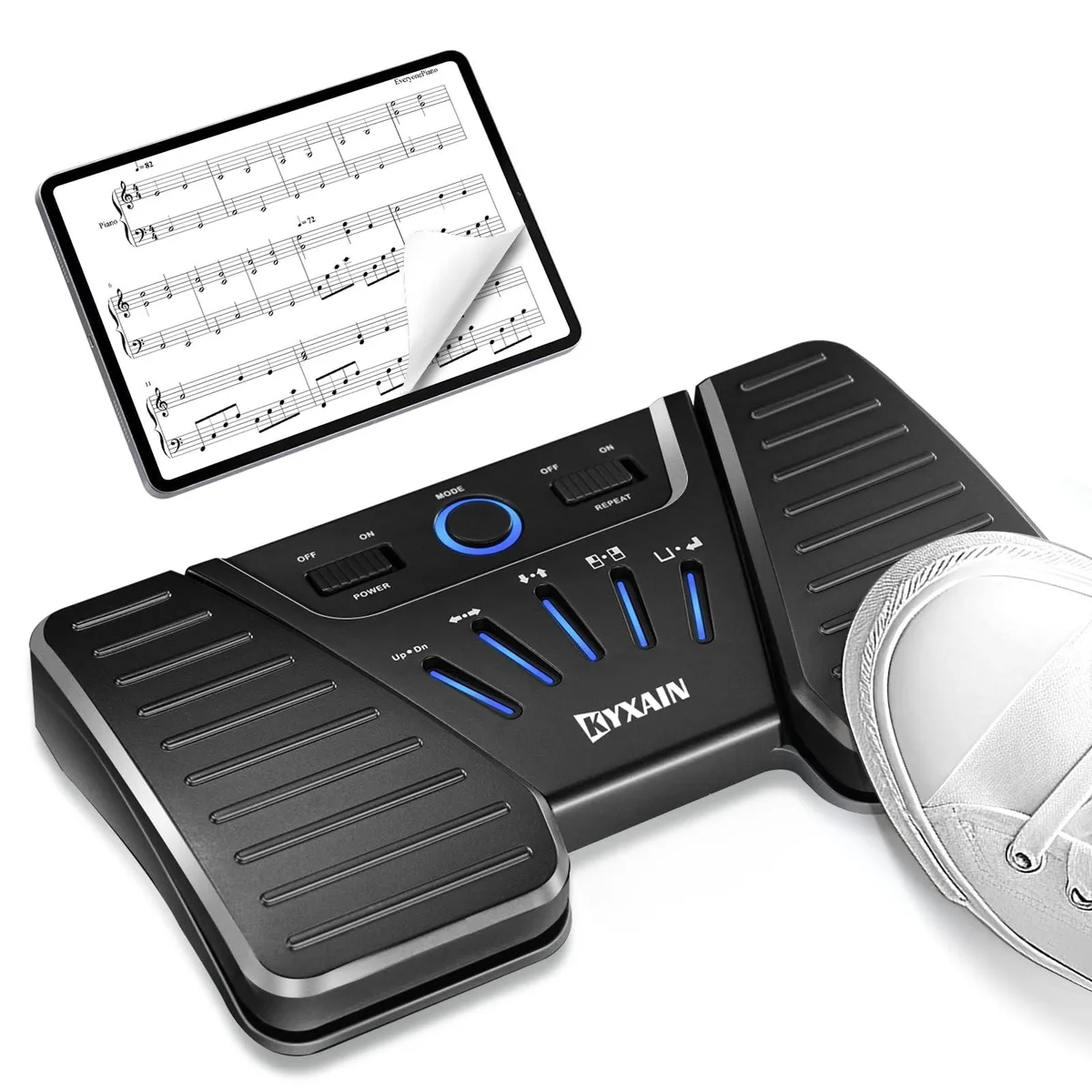 KYXAIN JSP01 Bluetooth 5.2 Page Turner Pedal — product photo