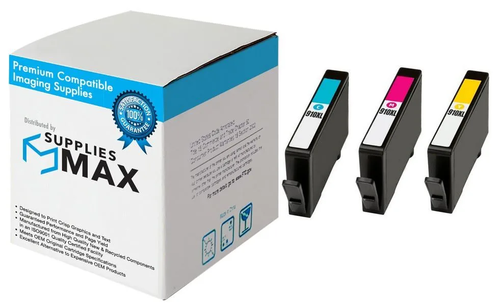 SuppliesMax SuppliesMax 3YM86BN High Yield Inkjet Combo Pack Cyan Magenta Yellow 825 Pages — product photo