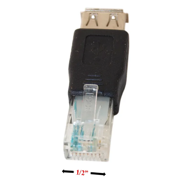 Trisonic Trisonic SN-U206 USB A female to RJ45 8P8C adapter — product photo