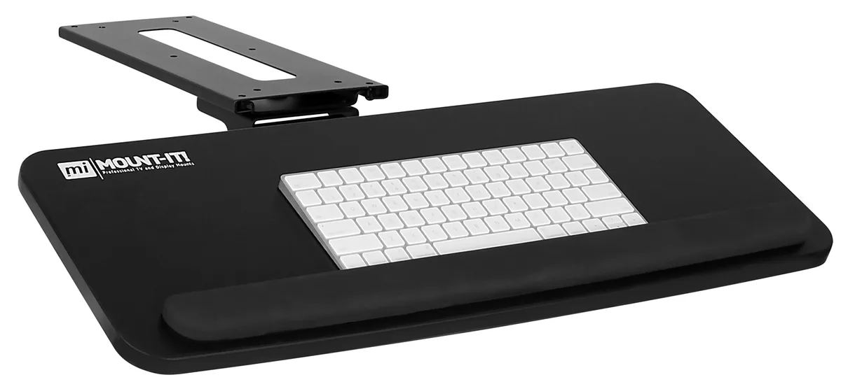 Mount-It Mount-It MI-7132 Adjustable Under Desk Keyboard Tray 25x10in 5.5in height office furniture — product photo