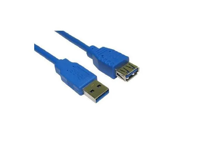 Blue USB 3.0 extension cable 300 cm Type A male to female