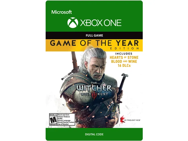 Warner Brothers Warner Brothers The Witcher 3 Wild Hunt Game of The Year Xbox One Digital Code G3Q-00196 — product photo