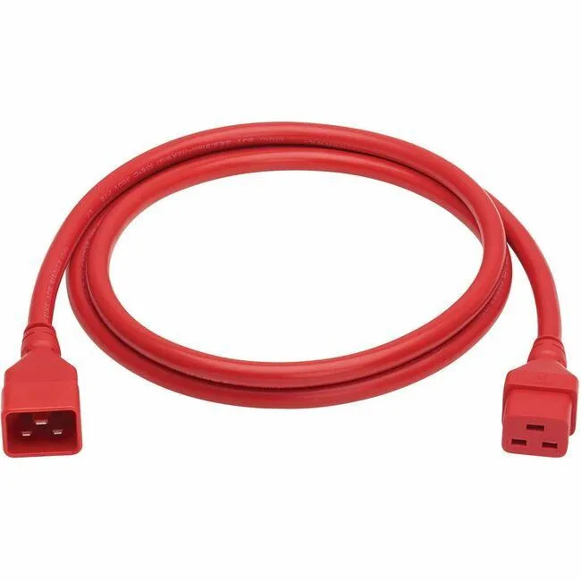 Tripp Lite Tripp Lite P036-006-ARD video accessory C20 to C19 20A 250V 12 AWG 6 ft 1.8 m Red — product photo