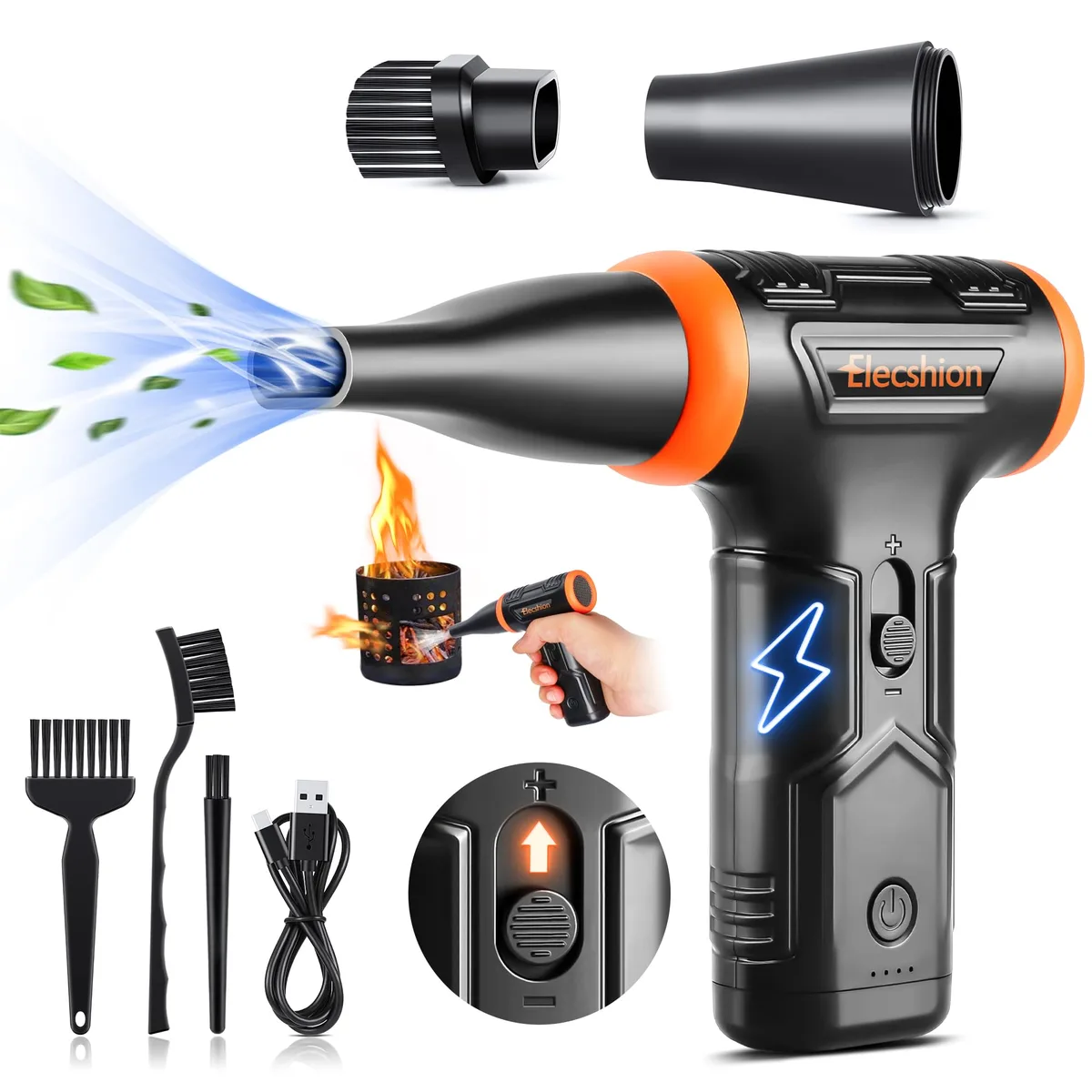  Baldwin C-120Z Electric Air Duster 50 mph 110000RPM 3.5Wh — product photo