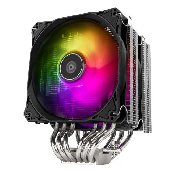 Silverstone Silverstone HYD120-ARGB dual-tower CPU cooler 12025×2 160mm 1850 RPM — product photo