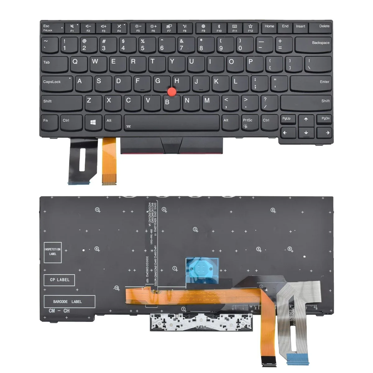 ALSEYE ALSEYE Replacement Backlit Keyboard for ThinkPad T480s T490 E480 E490 L380 L480 — product photo