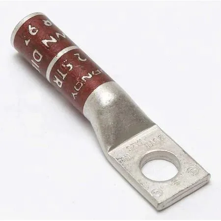 Burndy Burndy Long Barrel Copper Lug 1 Hole 2 AWG — product photo