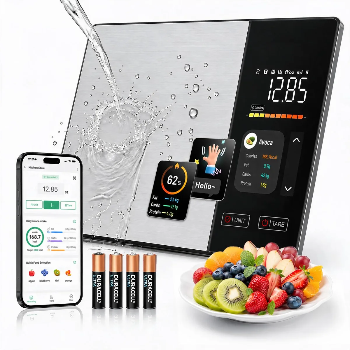 GABTRUK DZ0008 activity tracker 17mm 11lb 50 foods — product photo