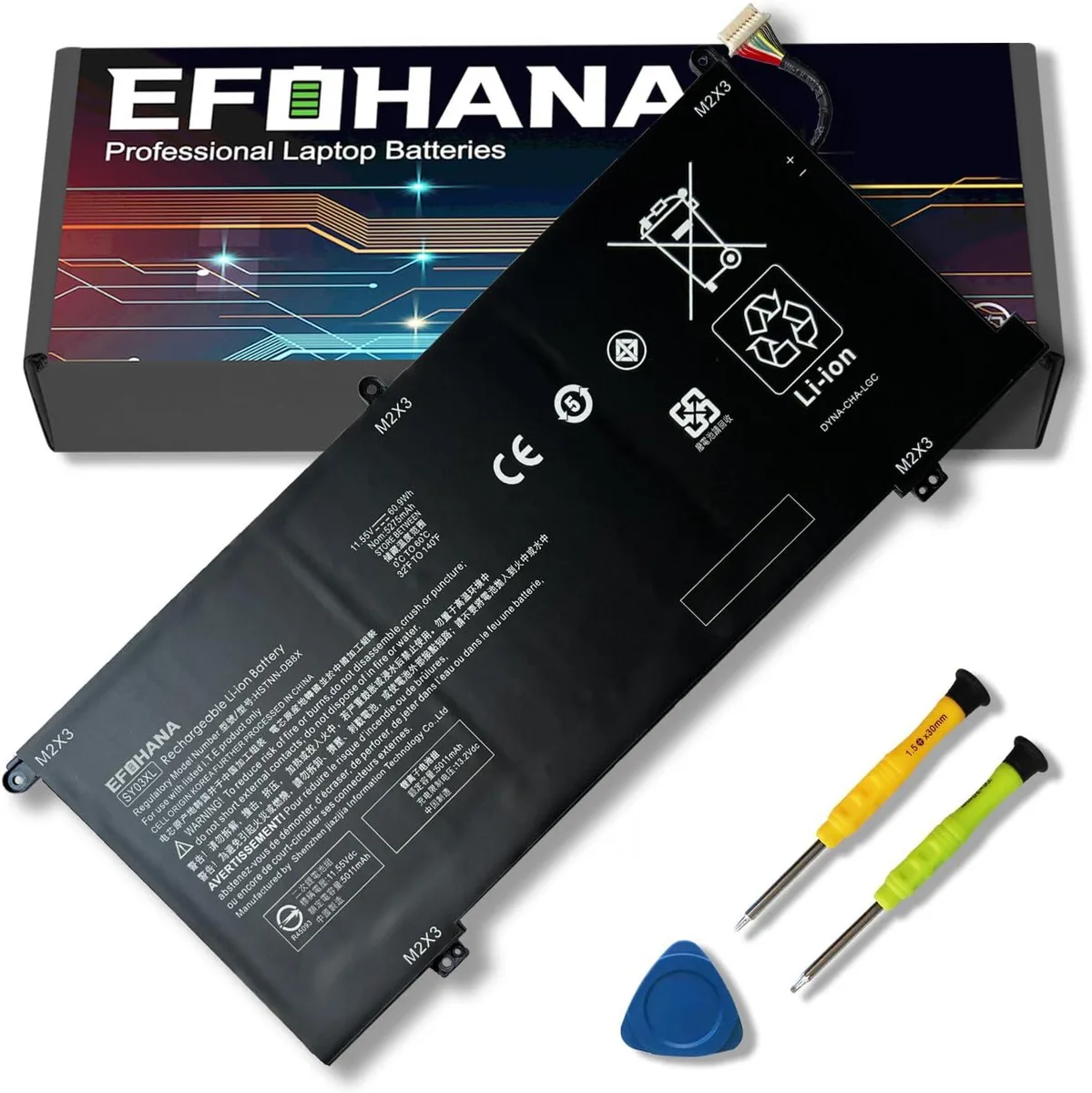 NShi NShi SY03XLBattery laptop battery 11.55V 60.9Wh 5275mAh — product photo