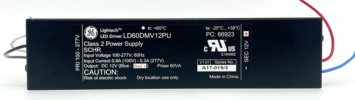 GE GE 66923 60 W 120-277 V Constant Voltage LED Driver — product photo