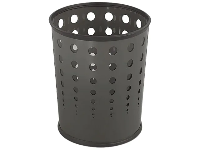 Safco Products Safco Products 9740BL 6 gal Steel Wastebasket — product photo