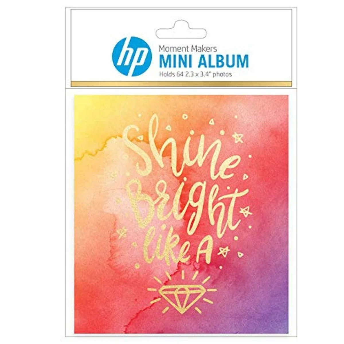 HP HP Sprocket Shine Mini Album 64 prints 4.5" x 5 — product photo