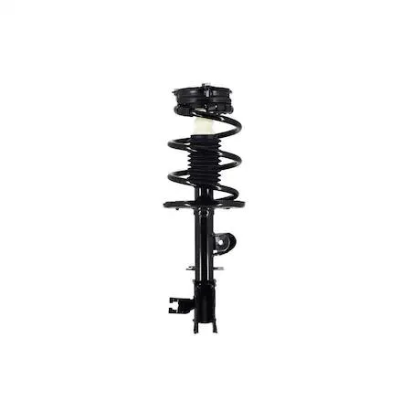 FCS Struts 1333564L complete strut assembly, silver metal cylindrical unit with coiled spring and mounting hardware