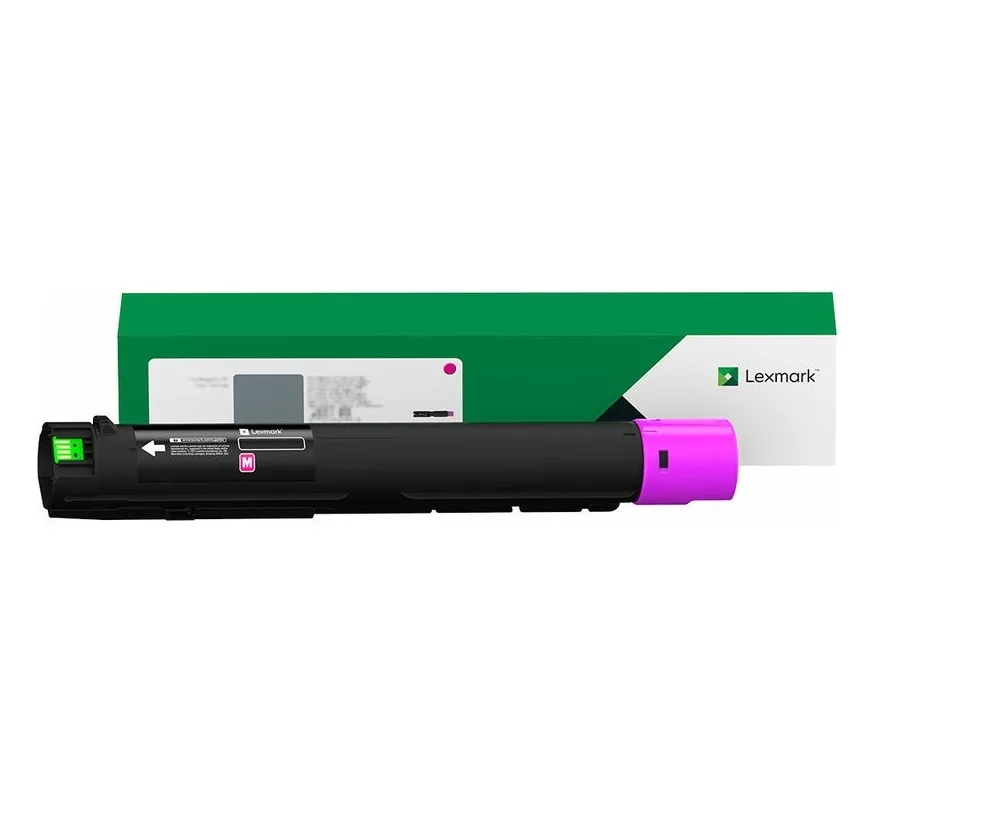 Lexmark 85D0HM0 magenta toner cartridge in retail box
