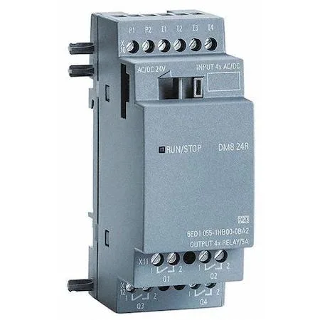 SIEMENS SIEMENS 6ED10551HB000BA2 I/O Module 24V AC/DC 4 In 4 Out — product photo