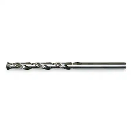 Silver 7/16 inch HSS drill bit with split point tip
