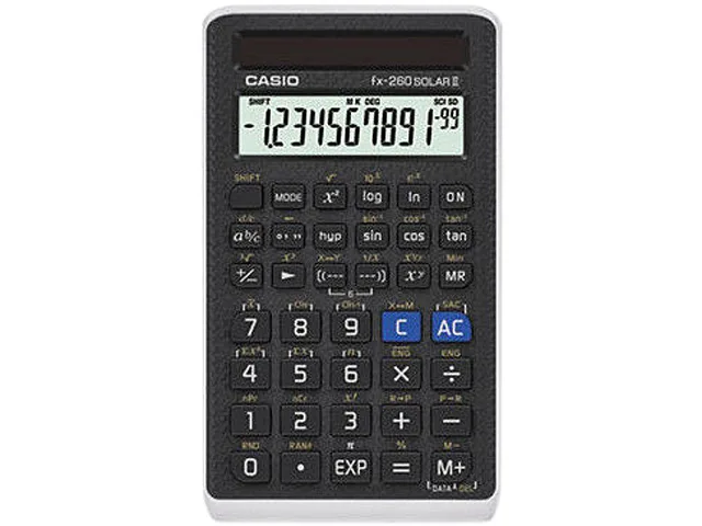 CASIO CASIO FX-260SOLARIINF-IH 12-digit scientific calculator — product photo