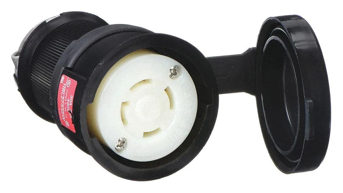 Hubbell Incorporated Hubbell Incorporated HBL2733SW 30A Watertight Twist-Lock Connector 3P video accessory — product photo