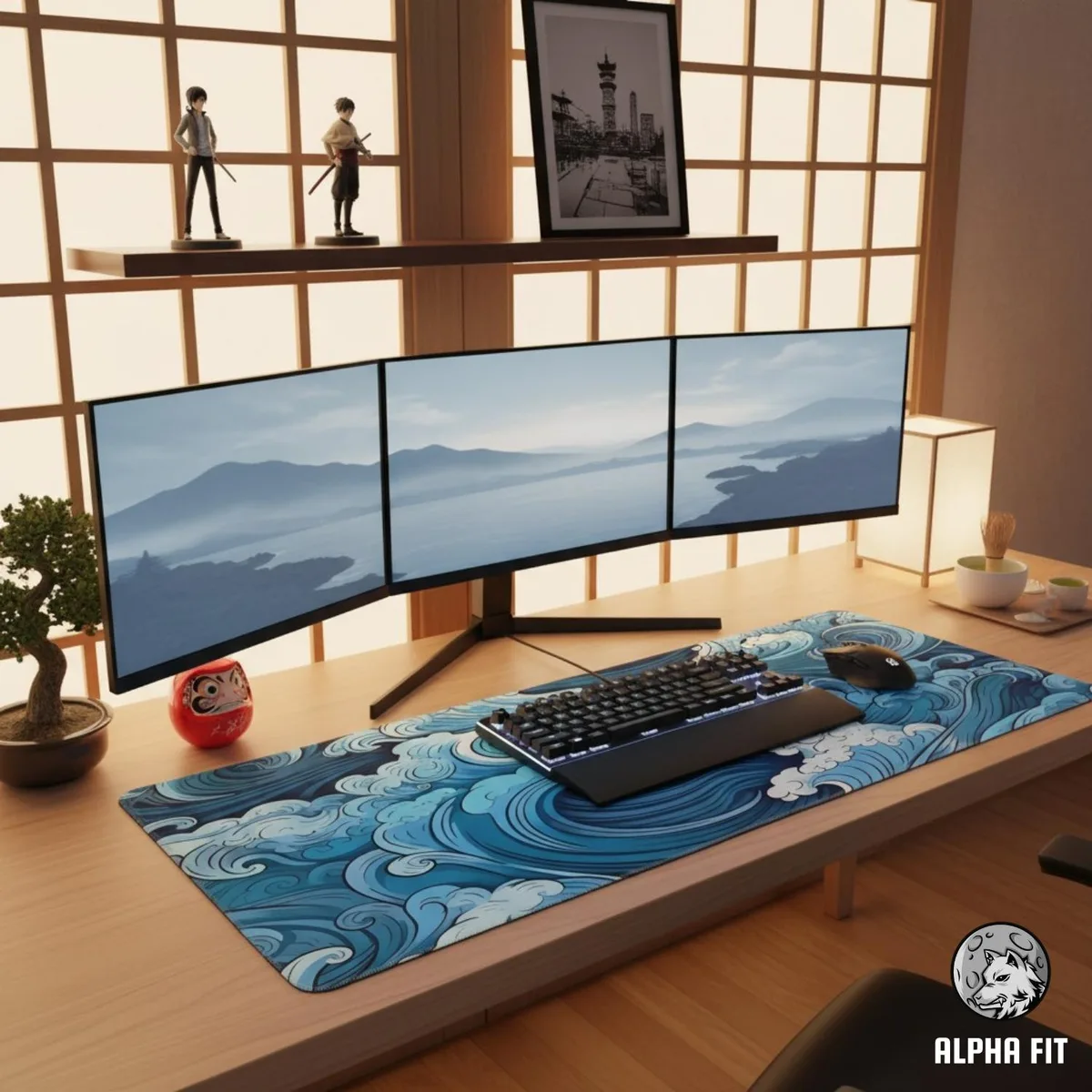 Alpha Fit Alpha Fit Wave 02 800 Great Wave Mouse Pad 31.5" x 11.8 — product photo