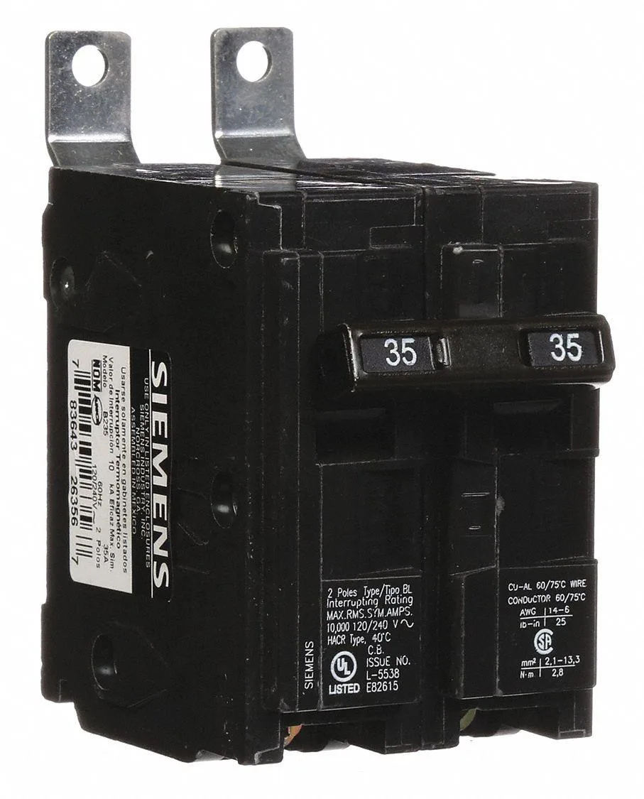 SIEMENS SIEMENS B235 BL Series 35 A 2 Pole 120/240 V AC Circuit Breaker — product photo