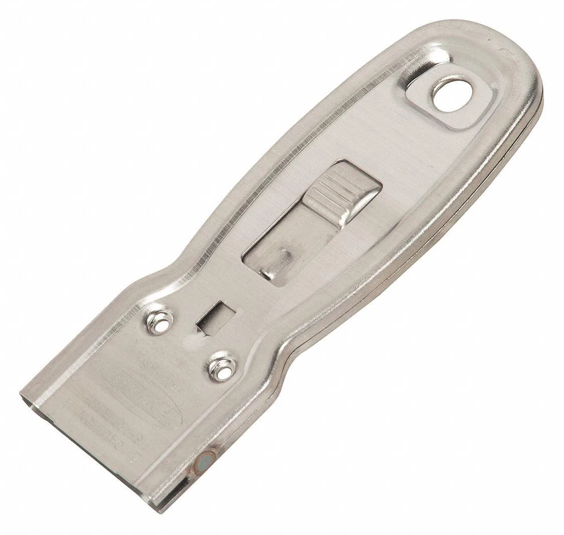 Hyde 13010 flexible glass scraper, 1-1/2 inch carbon steel blade, steel handle