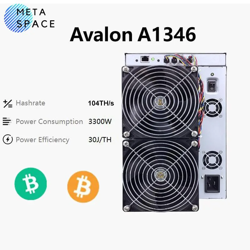 AFRNDK AFRNDK Avalon A1346 104T SHA-256 3300W Mining Hardware — product photo