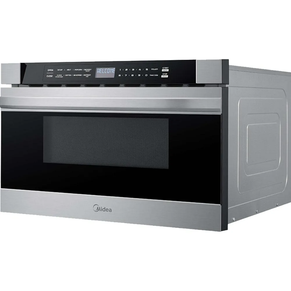Midea Midea 1.2 Cu. Ft. Stainless Microwave Drawer commercial kitchen appliance — product photo