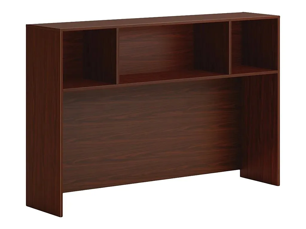 HON HON HONLDH60LT1 60" Desk Hutch Mahogany 39.75"H 14"D — product photo