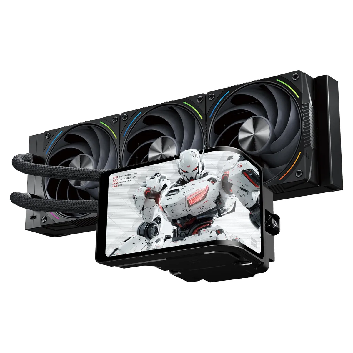 Thermalright Thermalright Wonder Vision 360 Turbo ARGB Black 360mm liquid cooler — product photo