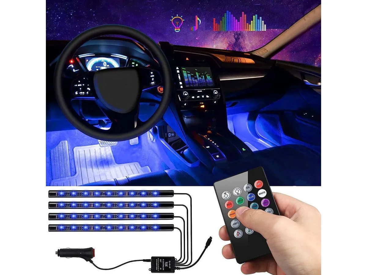 BONAEVER BONAEVER 36 LED Car Interior Light Kit bag — product photo