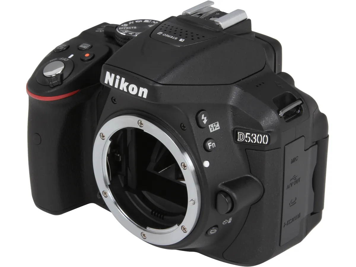Nikon Inc Nikon Inc 1519 D5300 Black dslr camera body only — product photo